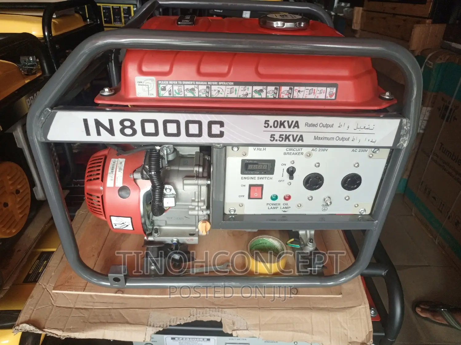 Ipower Generator 5.5 KVA IN8000C