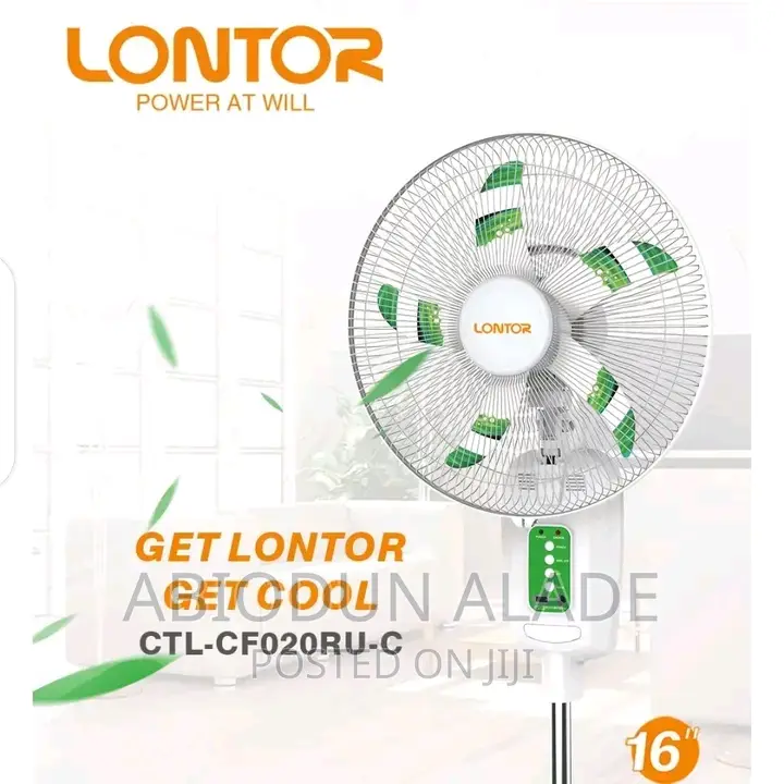16" Lontor Rechargeable Fan