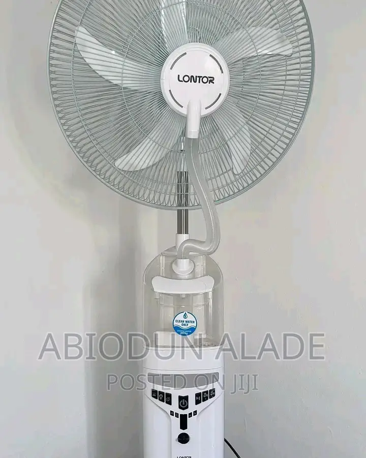 16" Inches Lontor Rechargeable Water Mist Fan