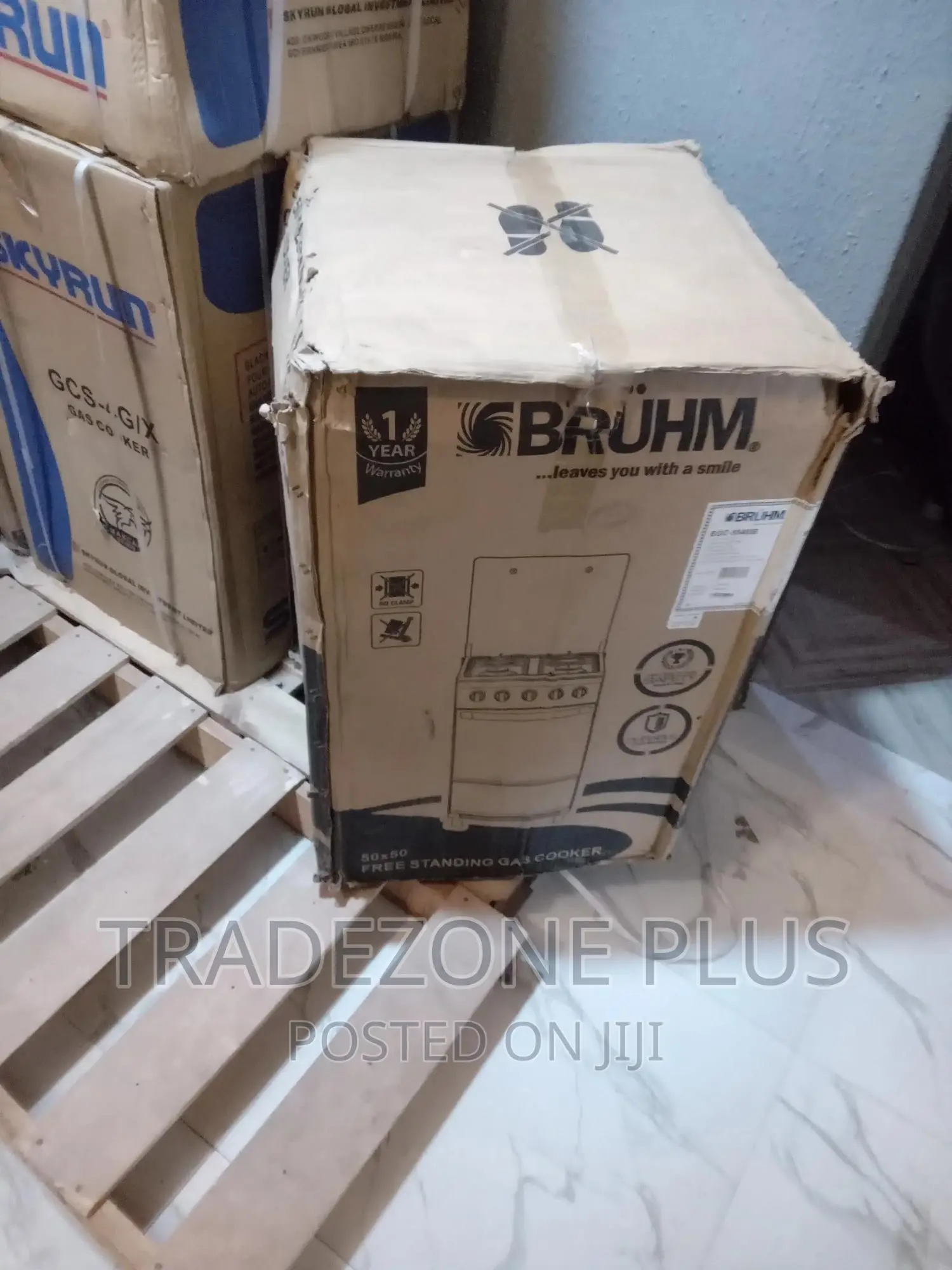 Quality Bruhm 4 Gas Burner Gas Cooker-BGC-5540i