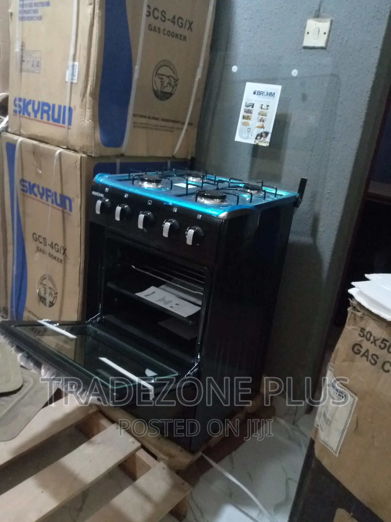 Quality 4 Gas Burner Gas Cooker-Bruhm