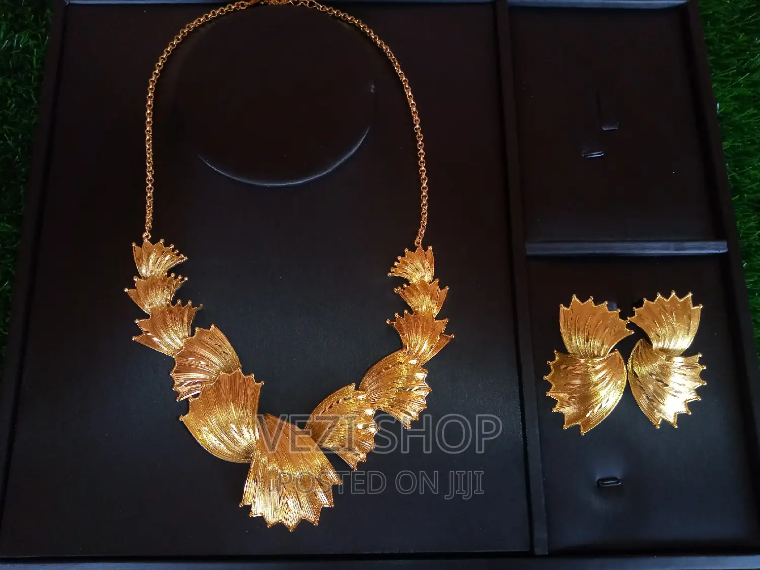 Gold Plated 2 Piece Necklace Set