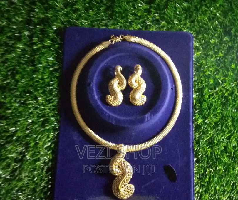 Gold Plated 2 Piece Necklace Set