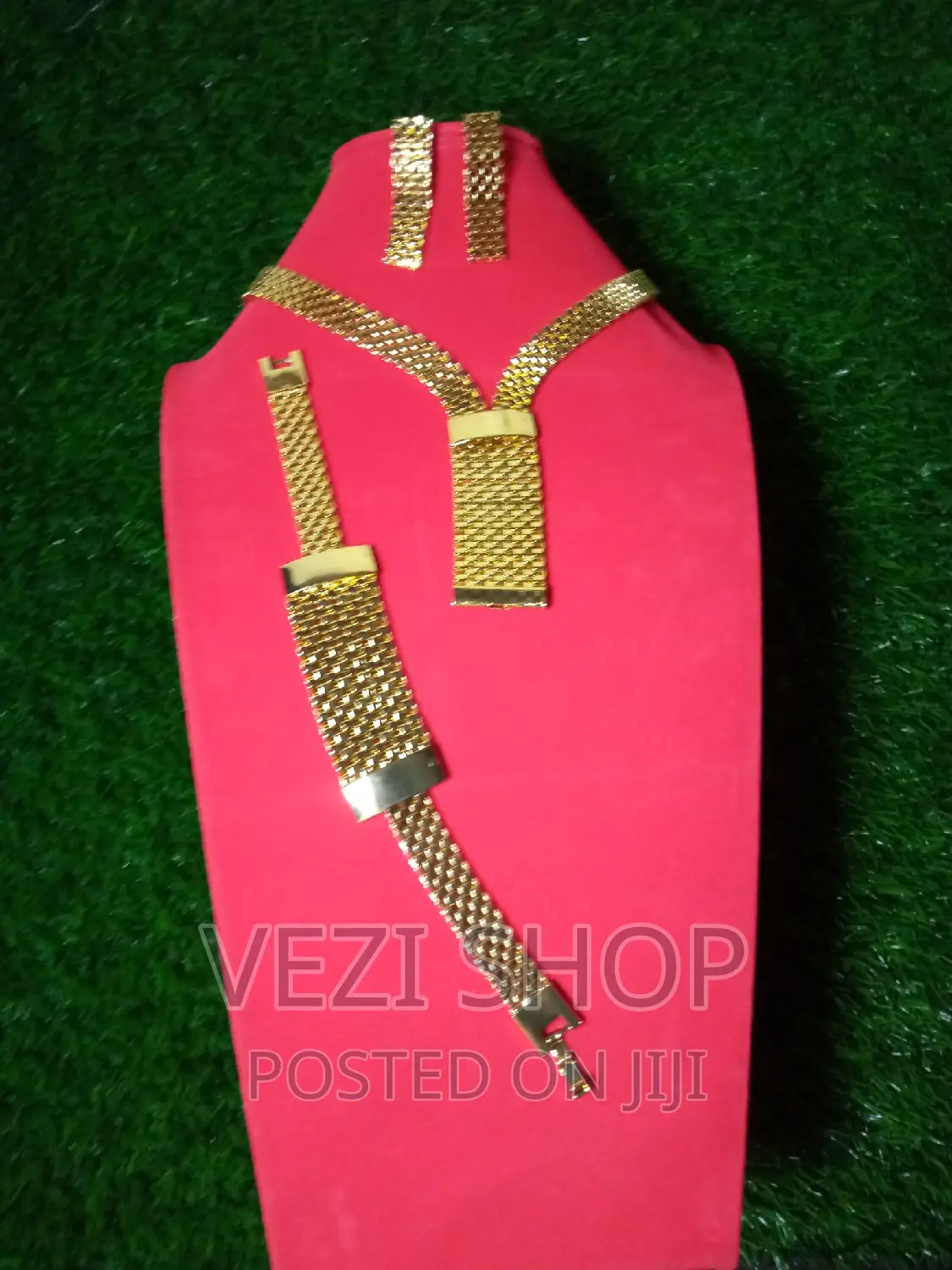 Gold Plated 3 Piece Necklace Set