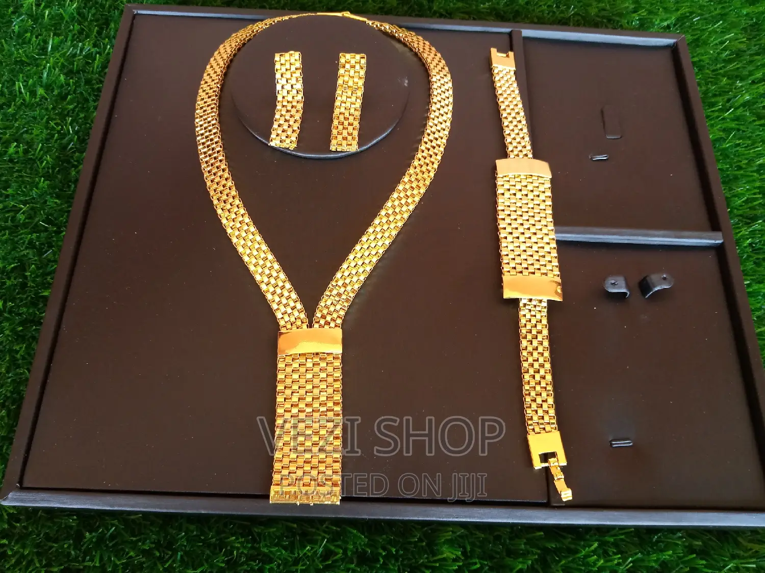 Gold Plated 3 Piece Necklace Set