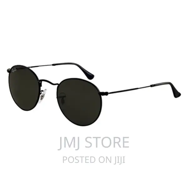 Ray Ban Round Metal Sunglasses - Rb3447 - Black