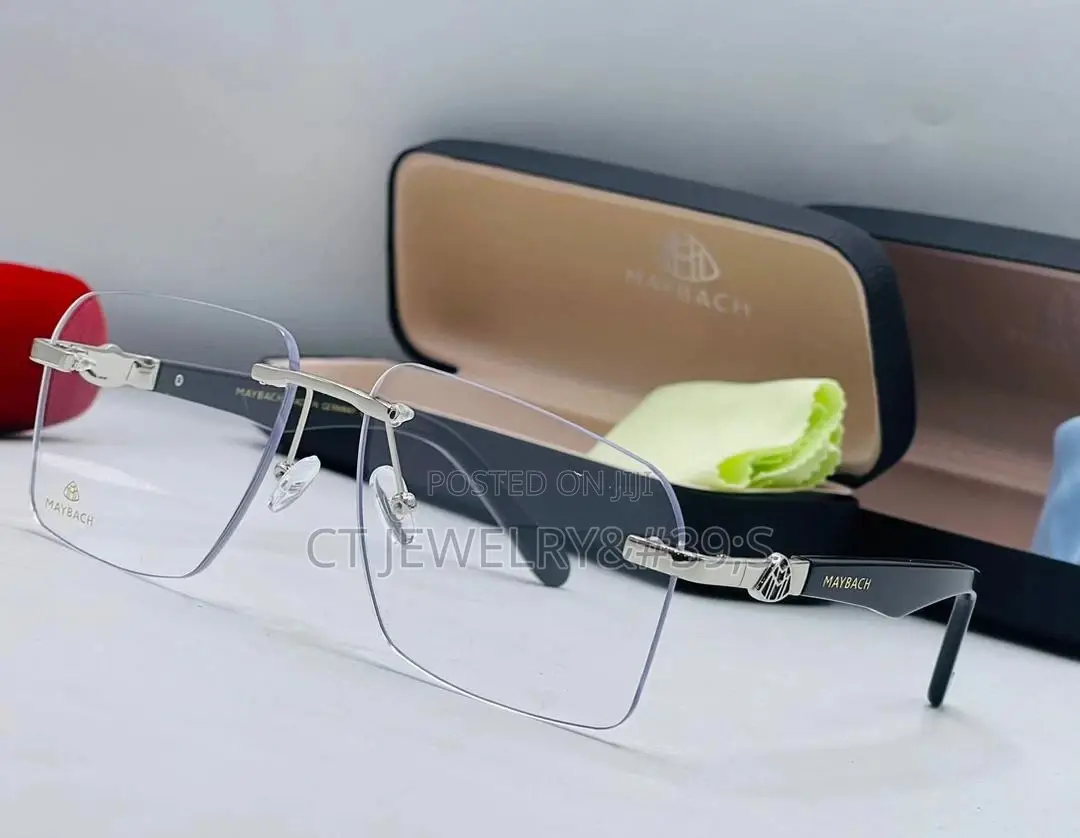 Nice Quality Maybach Sunglasses × Transparent For Men's