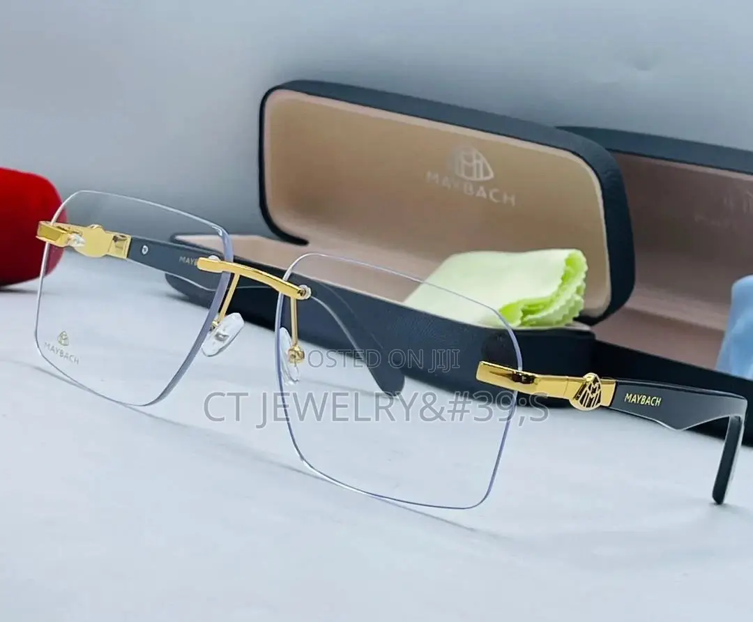 Nice Quality Maybach Sunglasses × Transparent For Men's