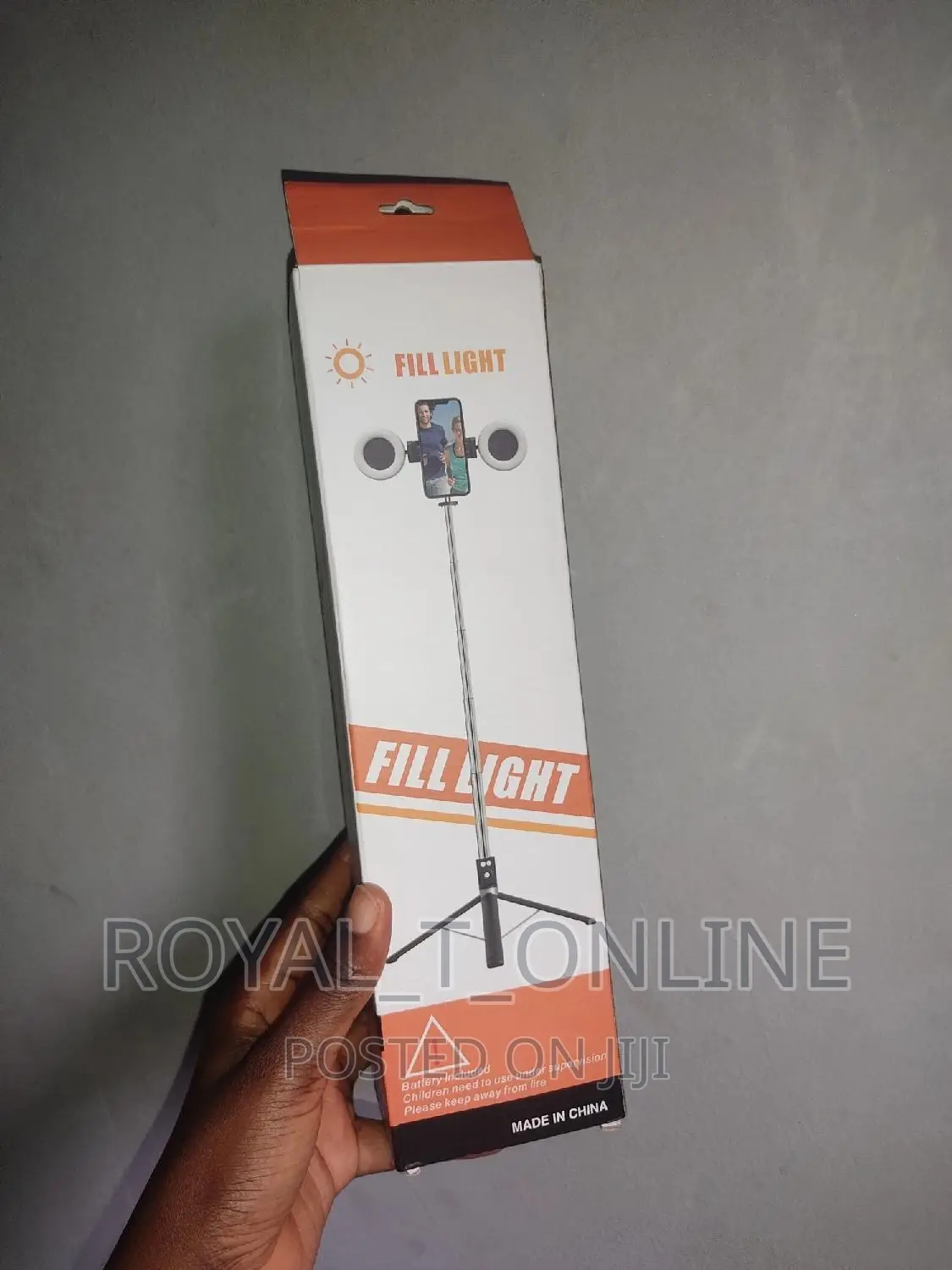 Selfie Stick Tripod With 2 Ring Light and Remote in Abuja