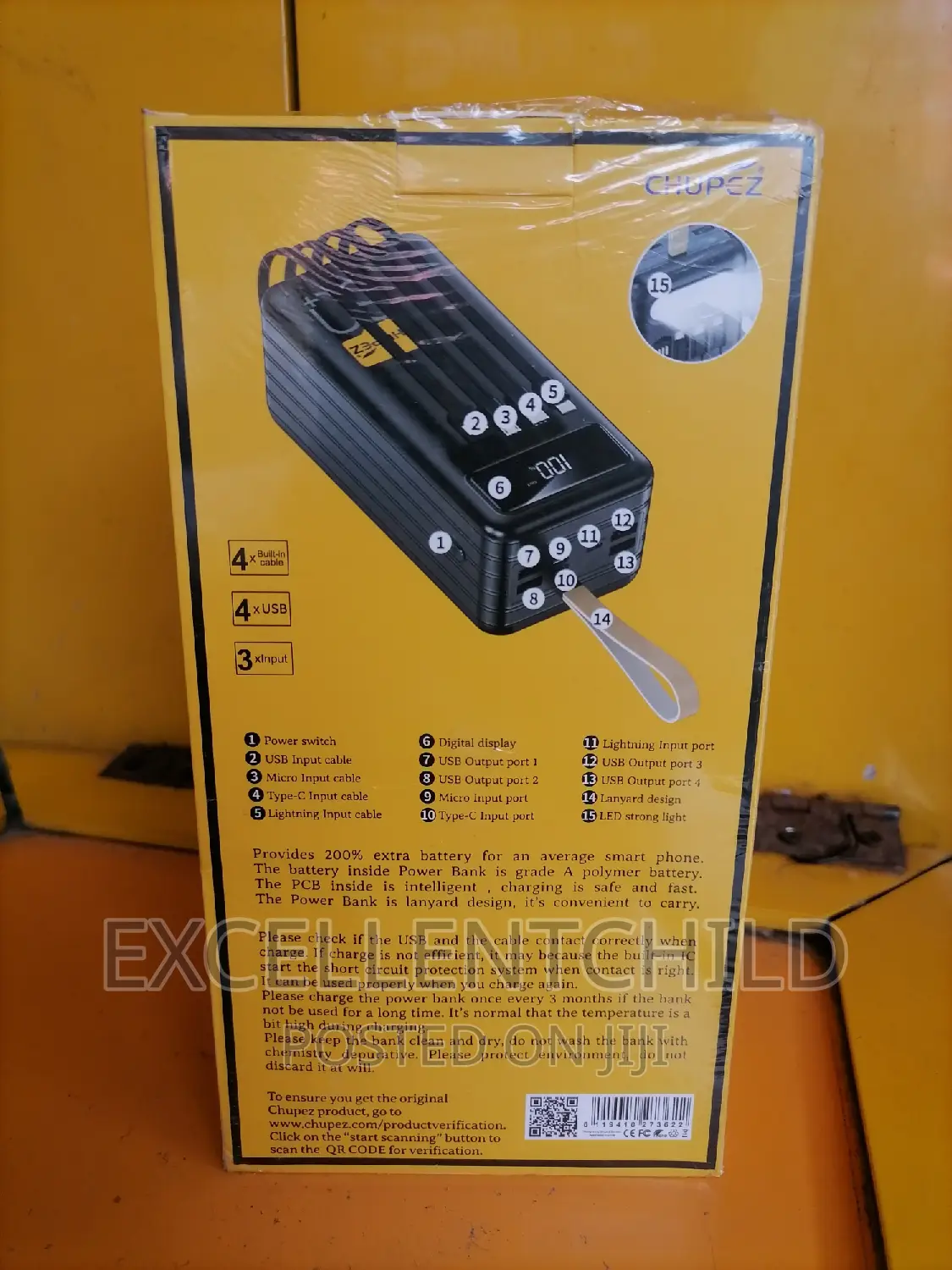 Chupez Transformer 60,000mah Power Bank