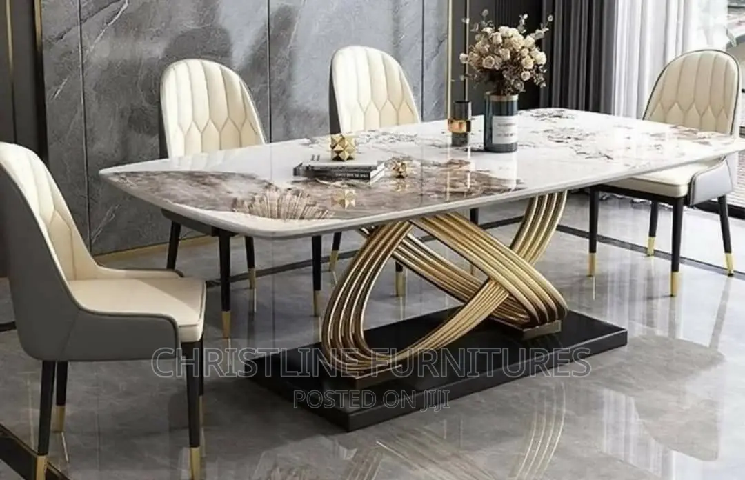 Quality Marble Dining Table Set