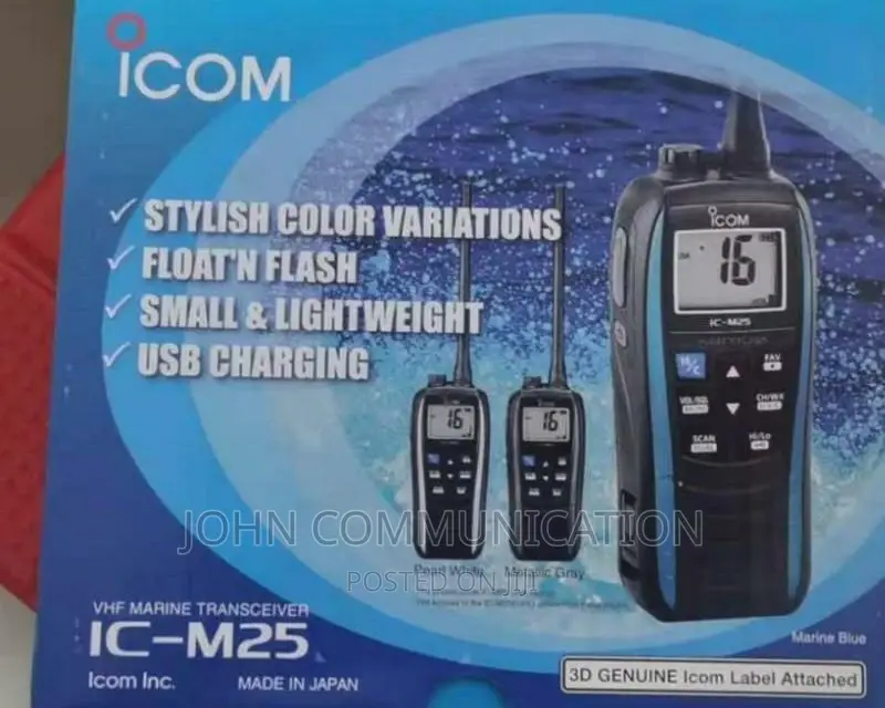 Icom IC-M25 Waterproof Radio for Marine