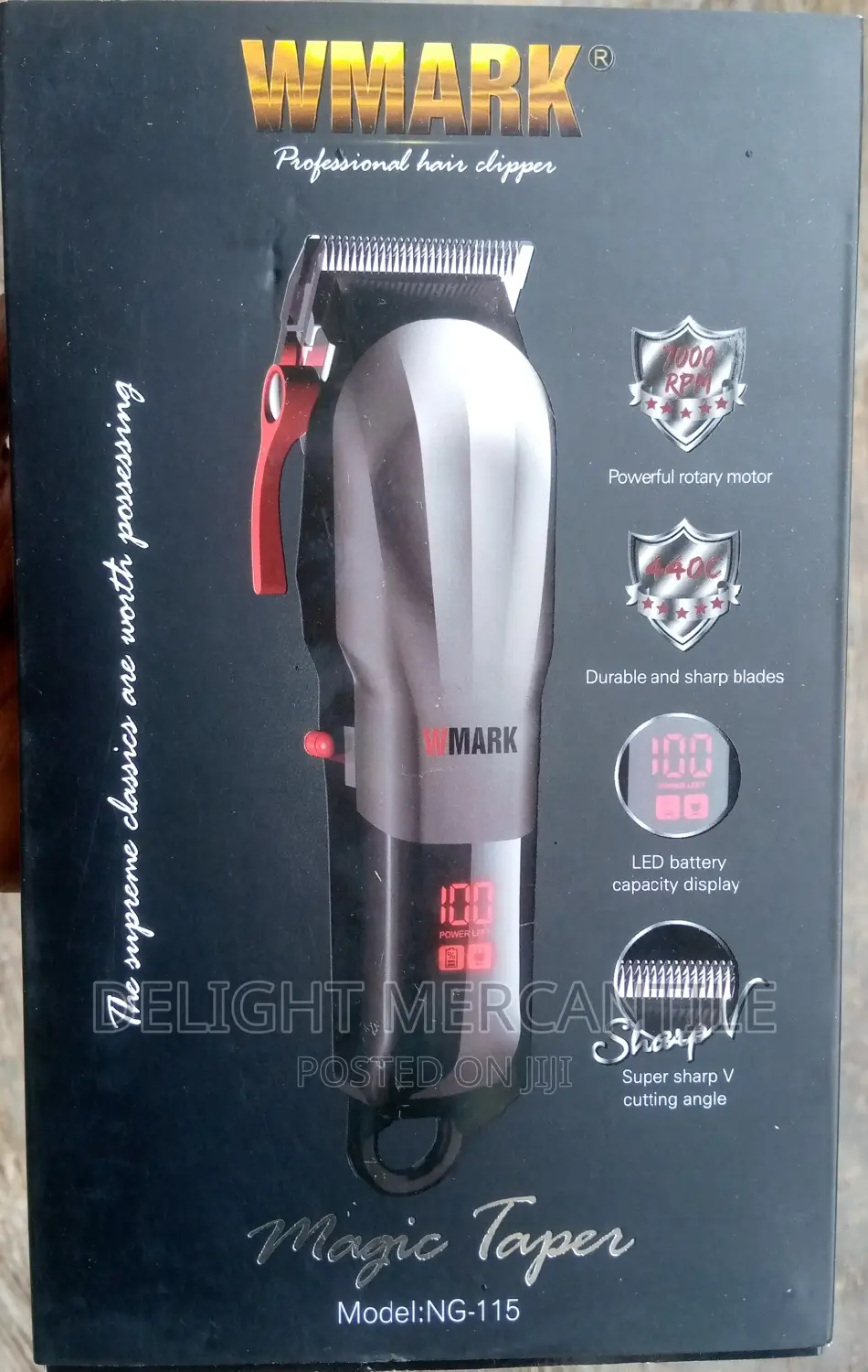 Wmark 115 Rechargeable Digital Clipper