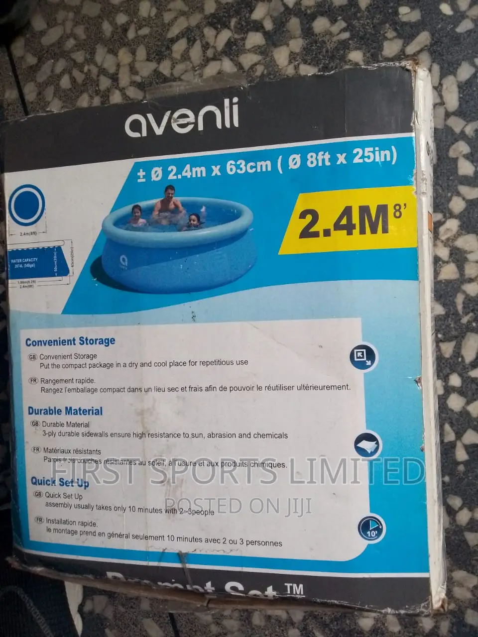 8fit Blue Swimming Pool