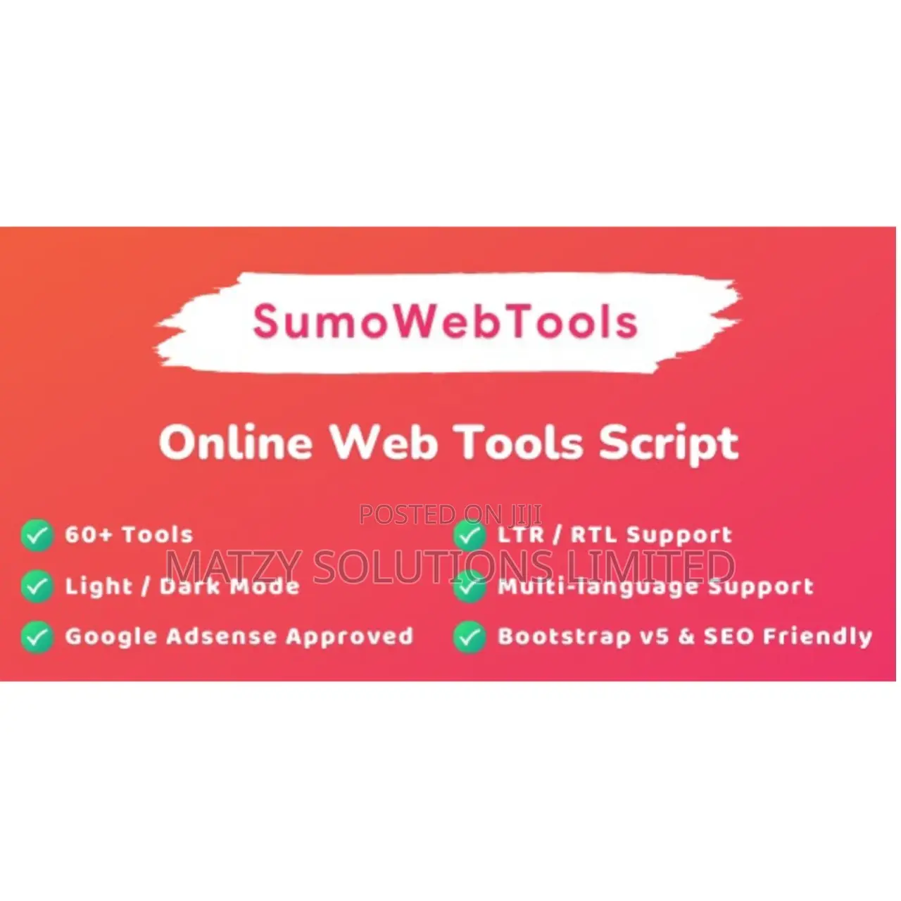 Sumowebtools - Online Web Tools PHP Script
