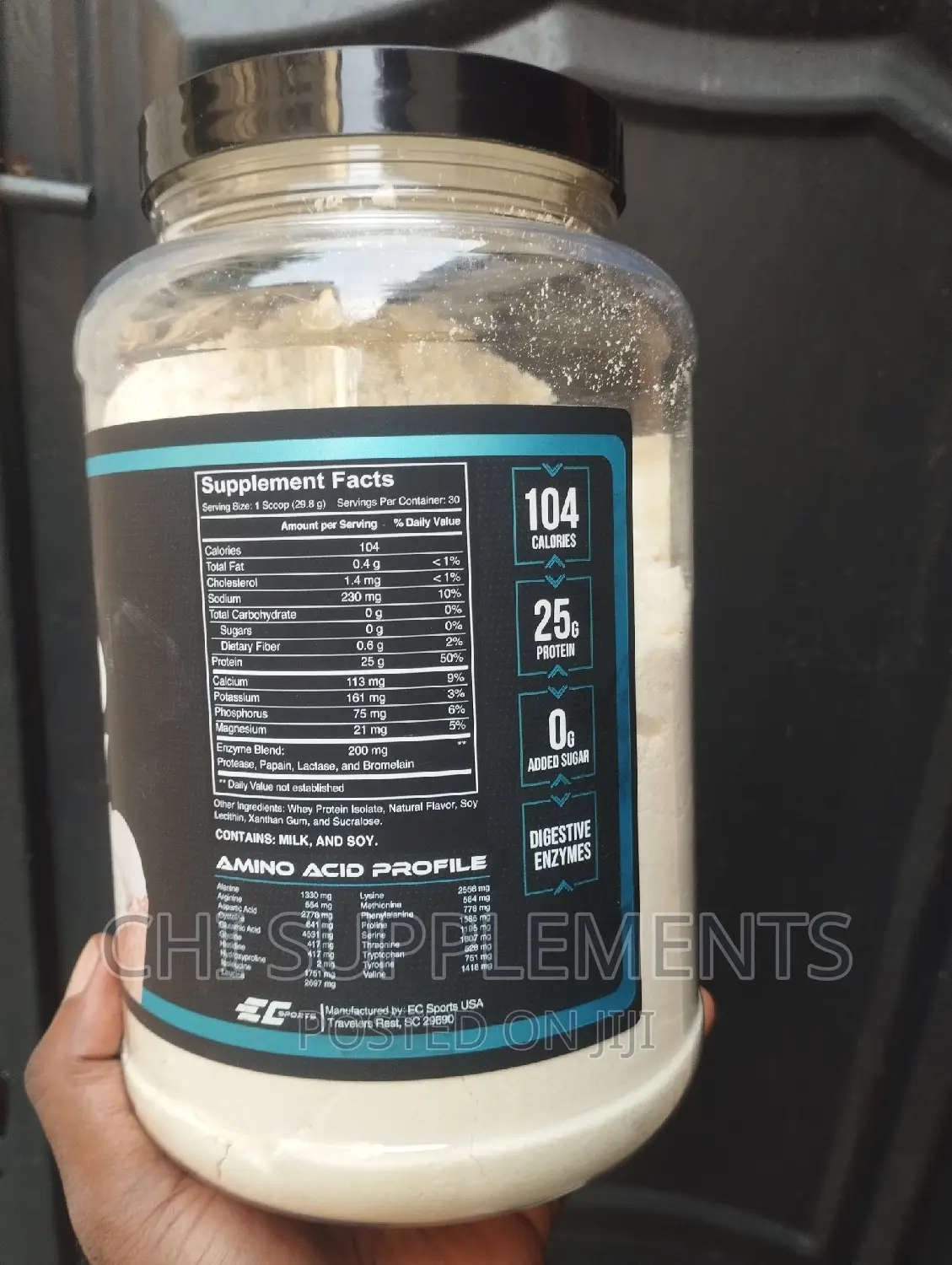 Ec Sports Iso Whey