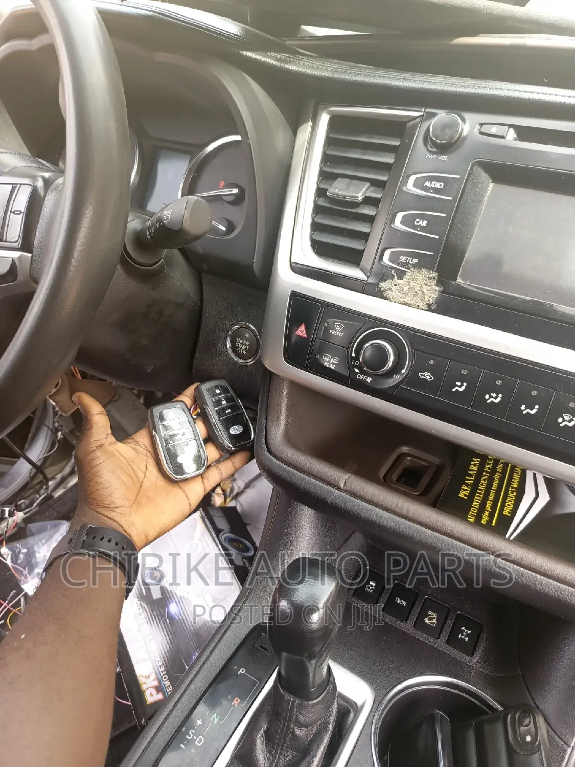 Toyota Highlander 2015 Upgranding Key to Keyless