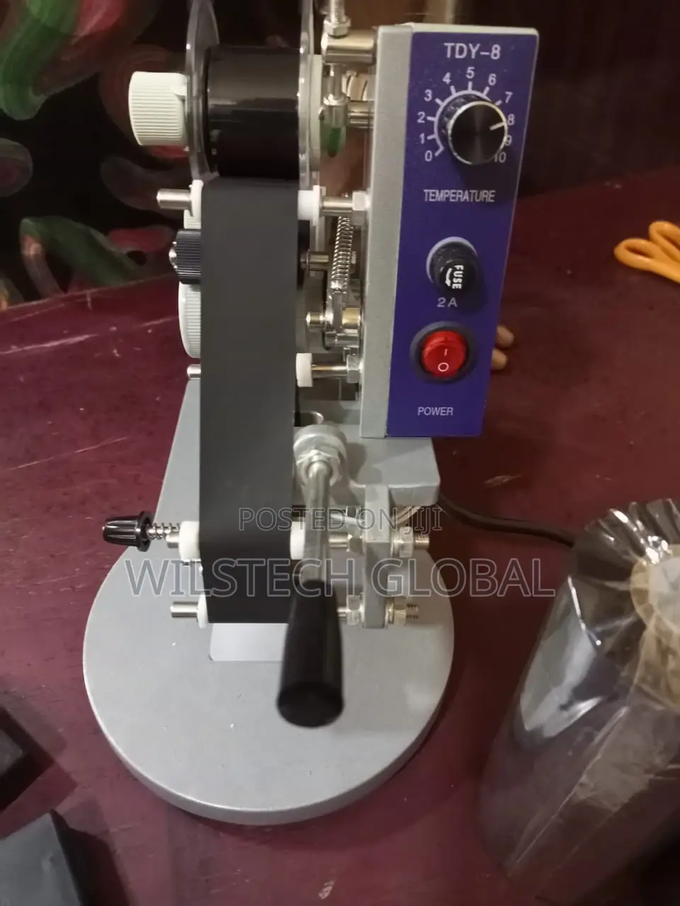 Manual Hot Stamping Expiry Date Lot Number Coding Machine