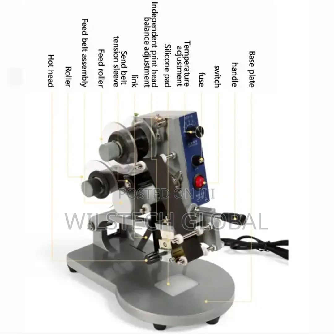 Manual Hot Stamping Expiry Date Lot Number Coding Machine