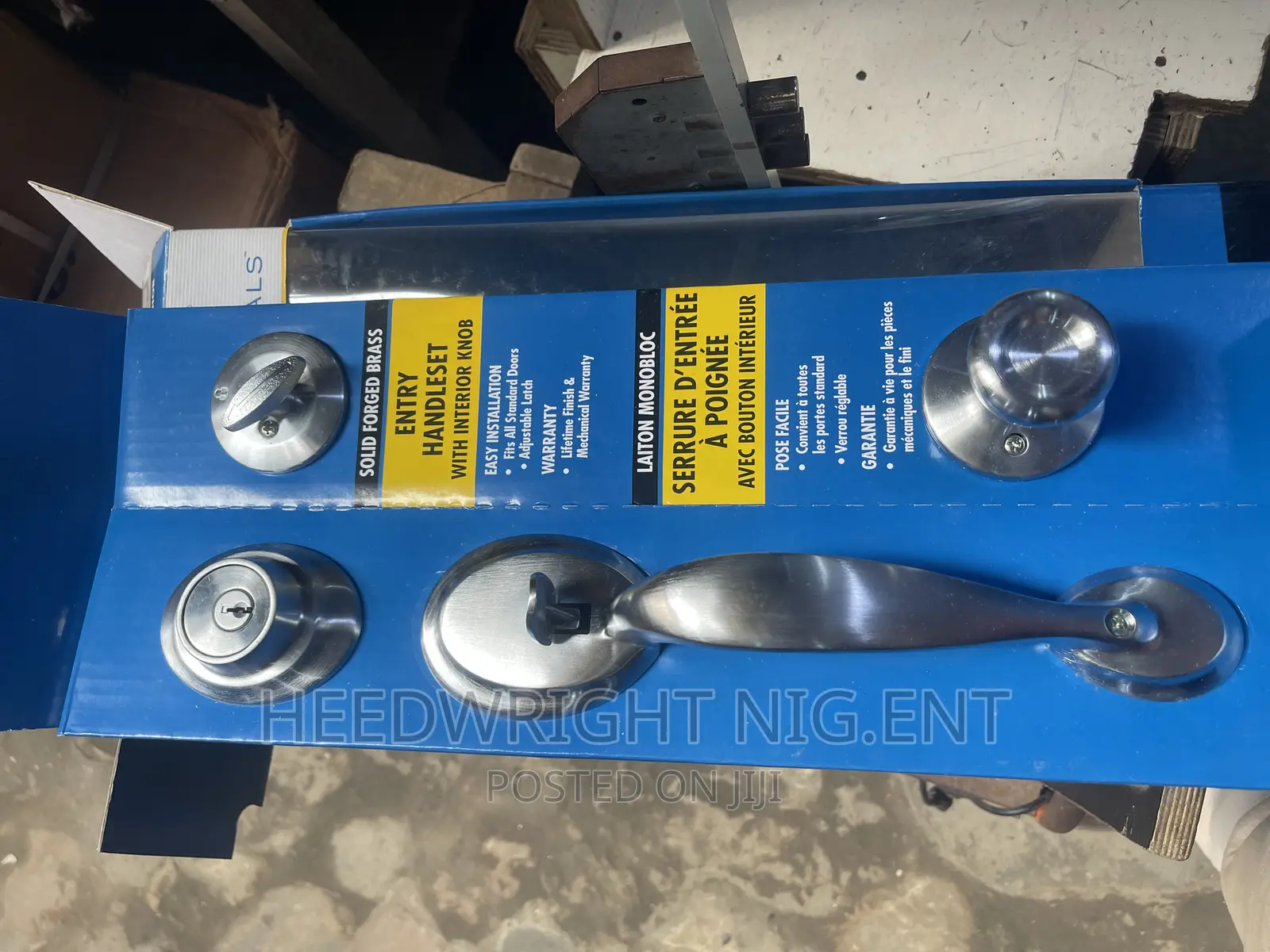 Weiser Entry Handle Set With Interior Knob