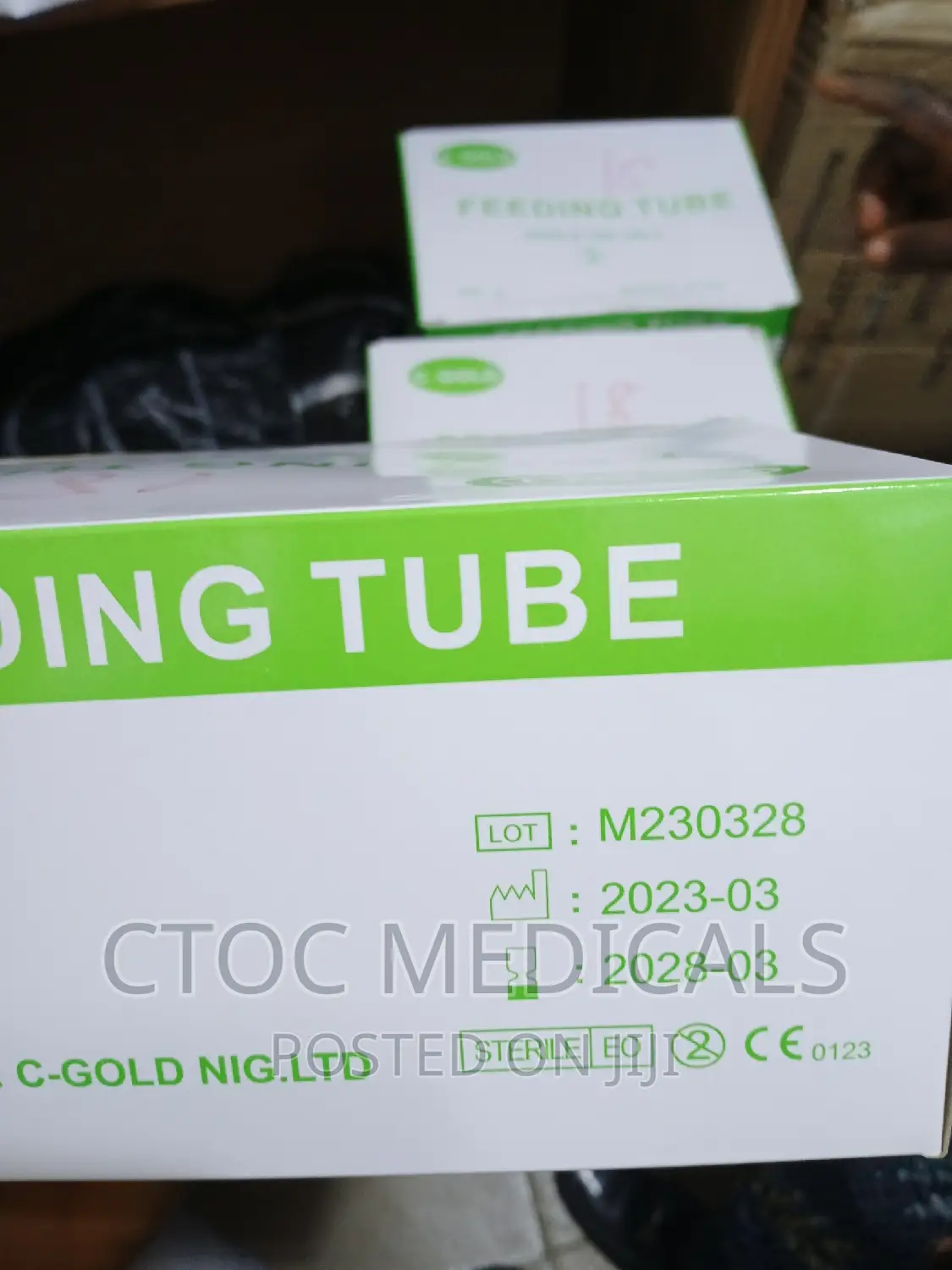C Gold Feeding Tube Sterile and Non -Toxic