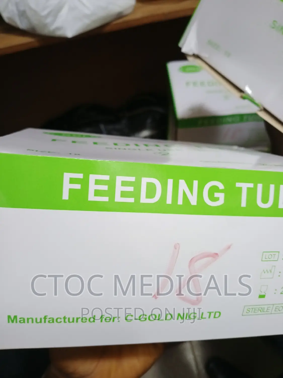 C Gold Feeding Tube Sterile and Non -Toxic