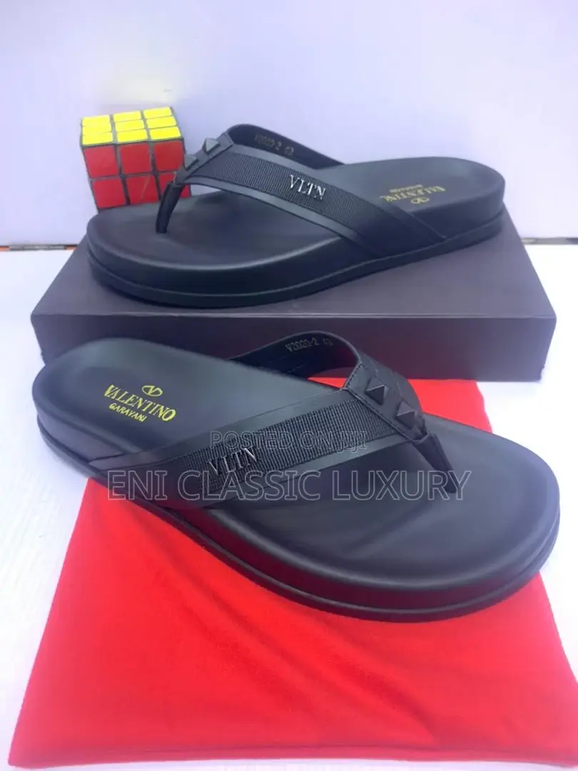 High Quality Designer Slippers Emporio Armani Available