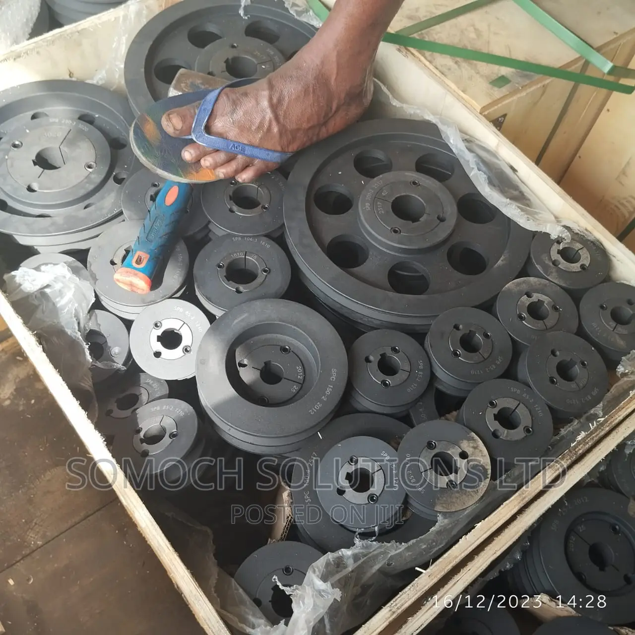 SPA SPB SPC v Belt Pulleys Mechanical Industrial Spare Parts