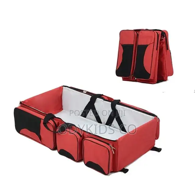 Portable Foldable Multifunctional Bed ,Bag 3 in 1 Diaper Bag