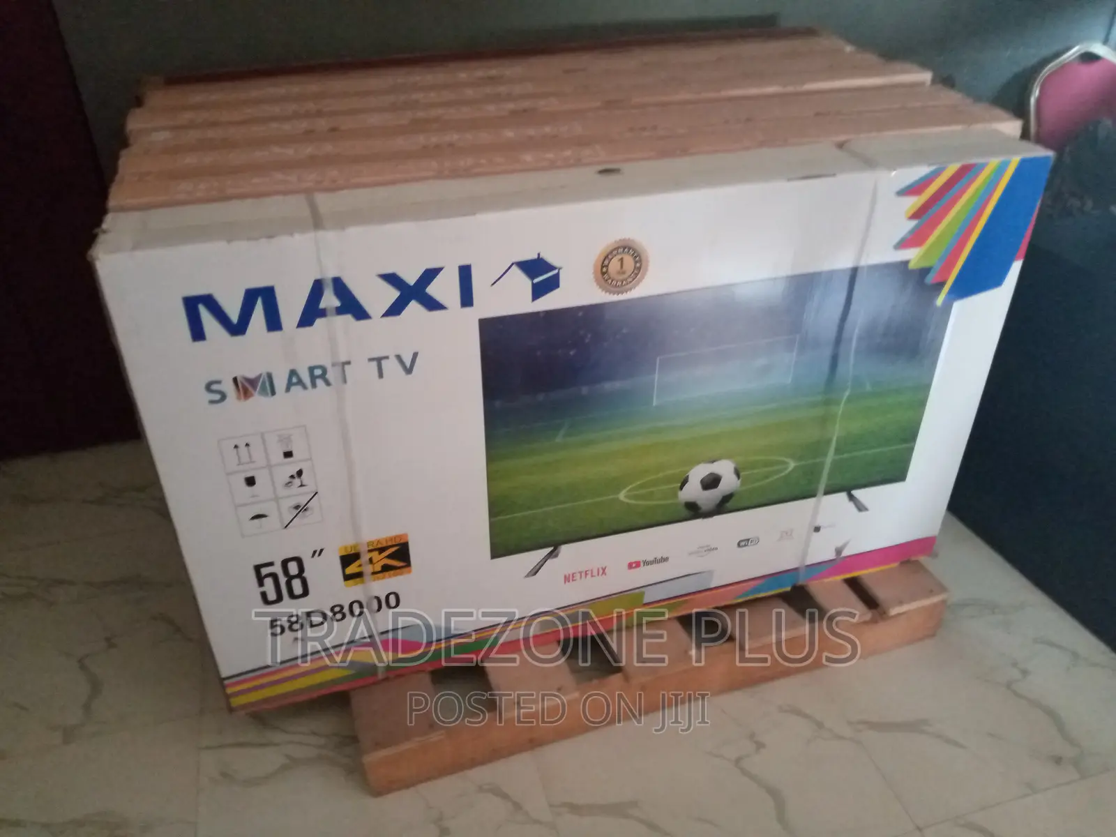 Maxi 58'' Smart TV Series With Mira Cast-58d8000