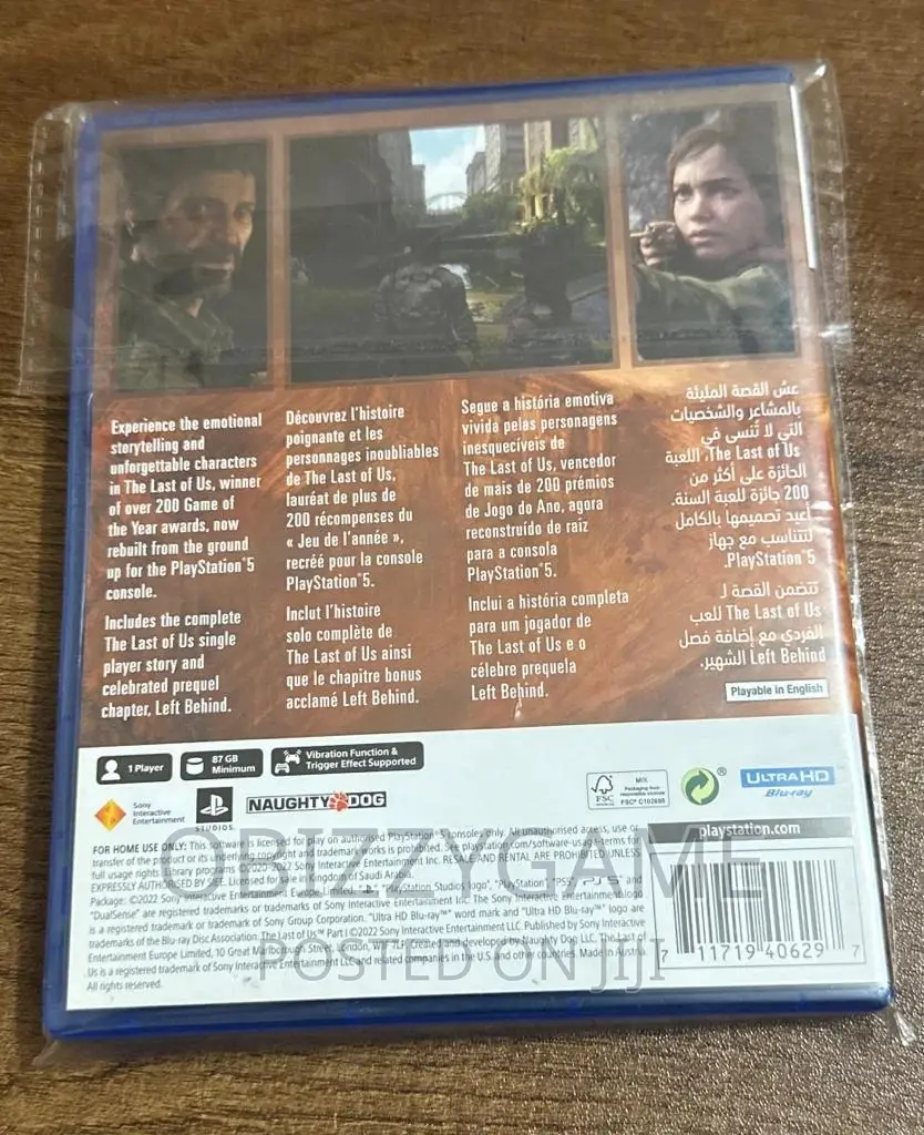 Last of Us Part 1 for Ps5