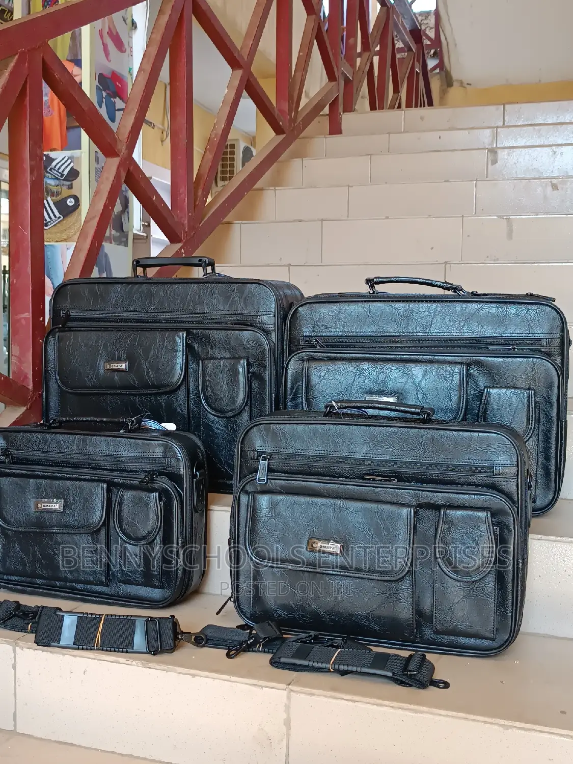 Set of 4 Omaya Men Office Bag and Handbag