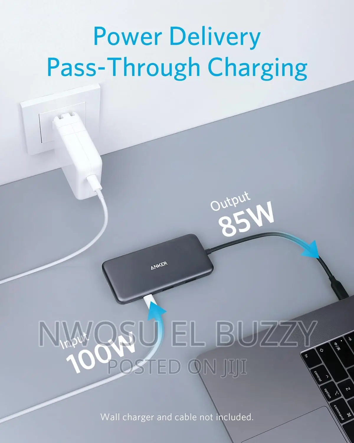 Anker USB C Hub 341 USB-C Hub (7-in-1) PD Media Hub