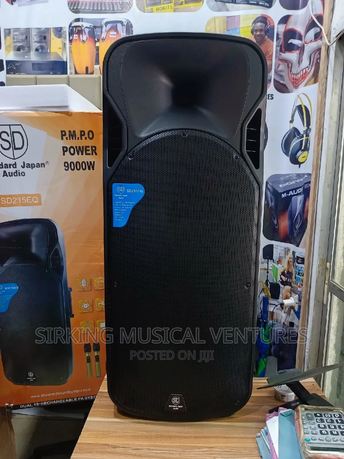 9000watts15inches PA System With 2 Mic and Bluetooth /USB