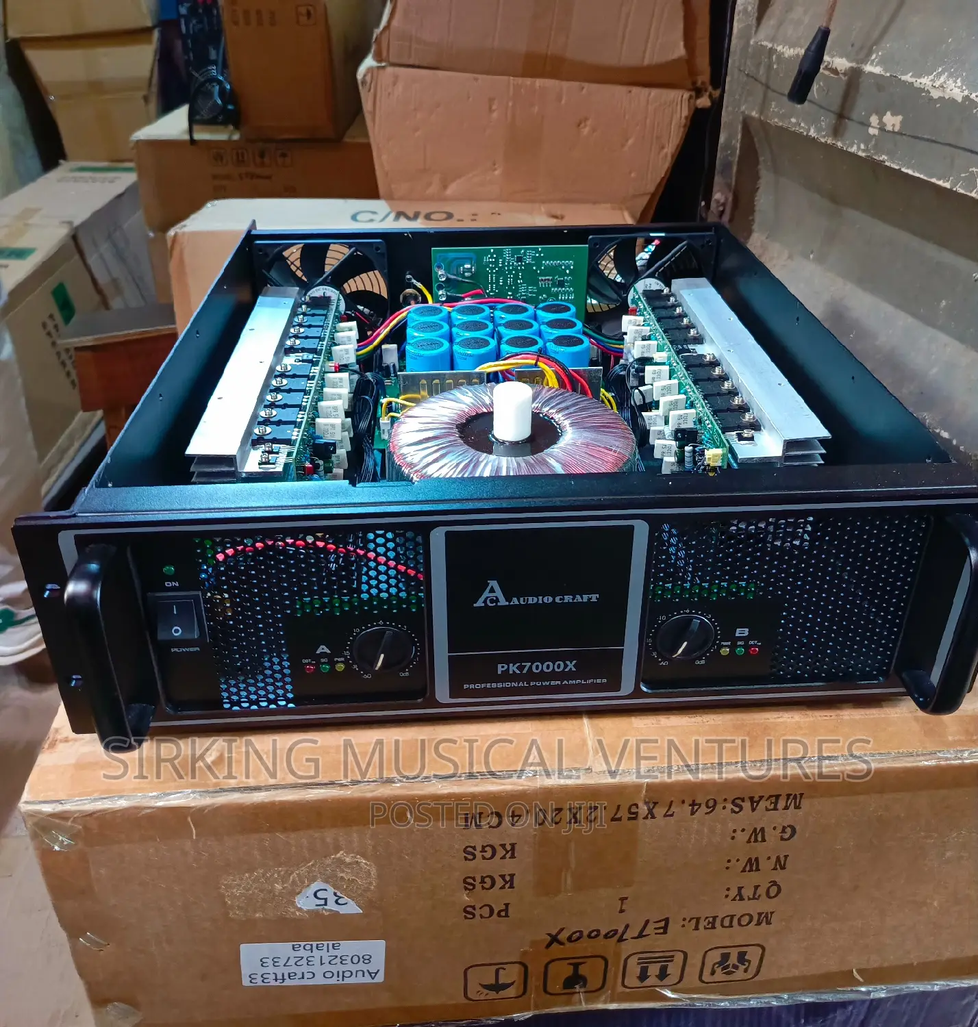 7000watts Audio Craft Power Amplifier for Heavy Duties