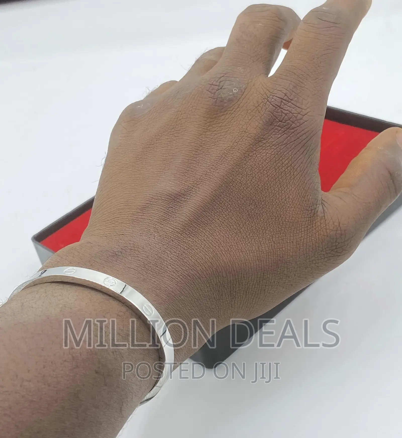 Unisex Steel Silver Luxury Bracelet Link