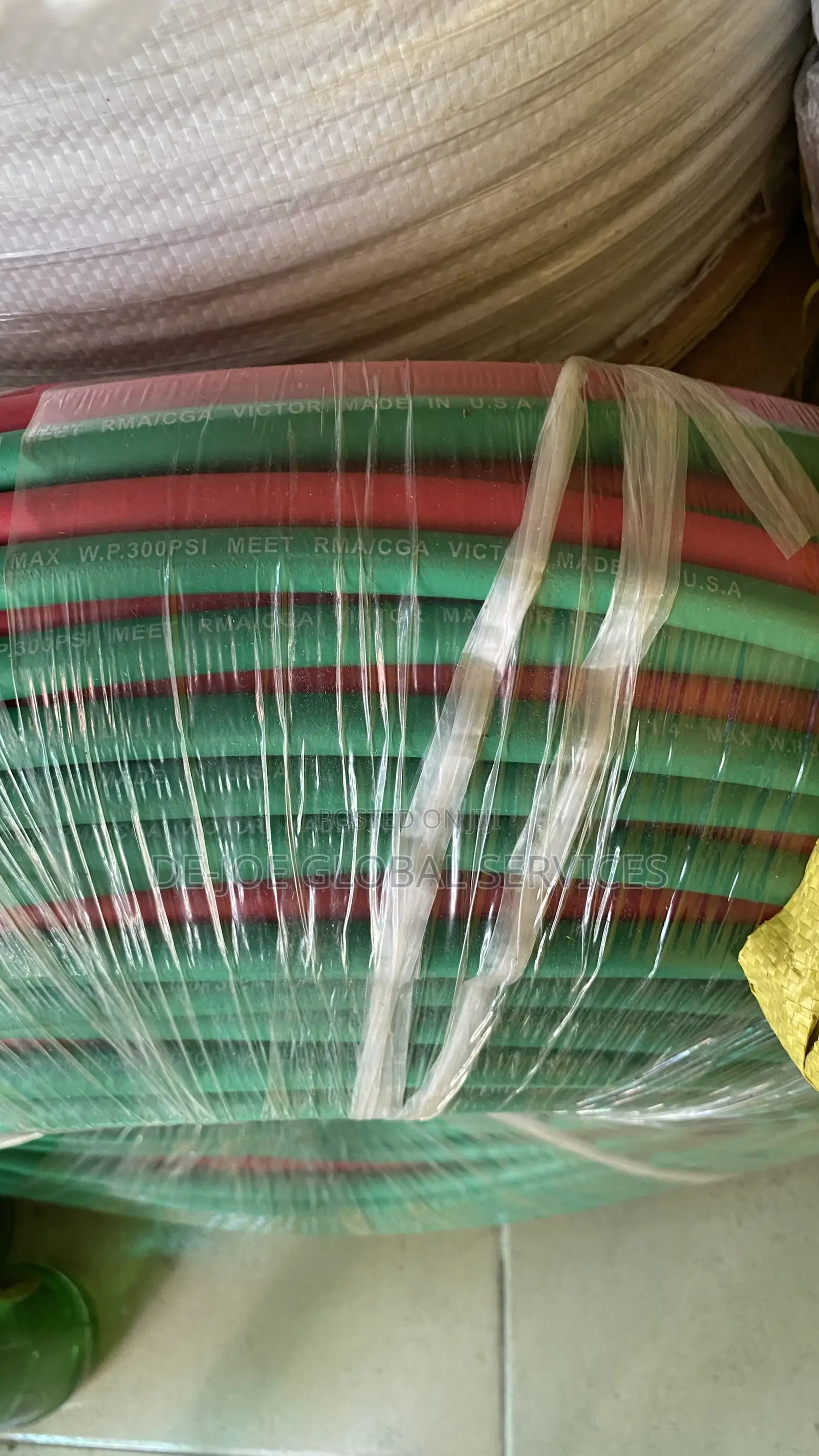 Oxygen and Acetylene Victor Twin Welding Hose 1/4 X 100mtrs