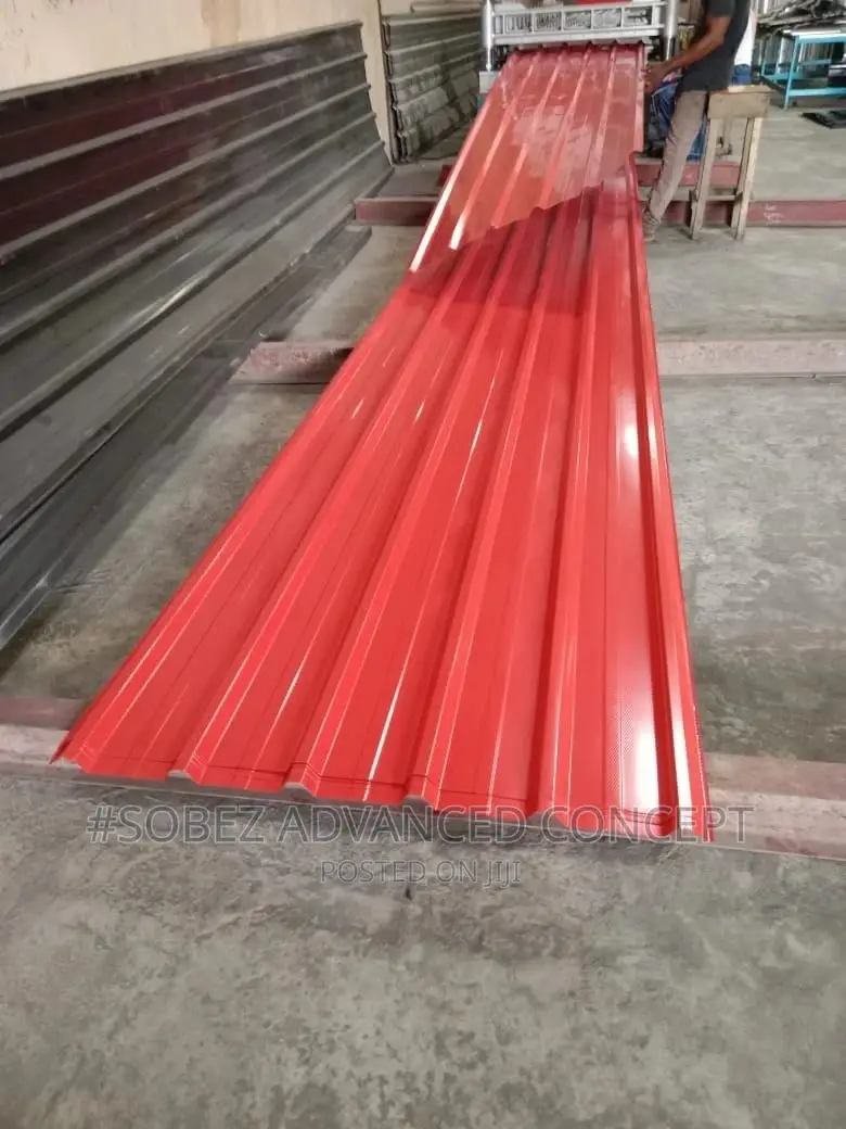 Classic Red Wide Gutter Aluminum Roofing Sheet