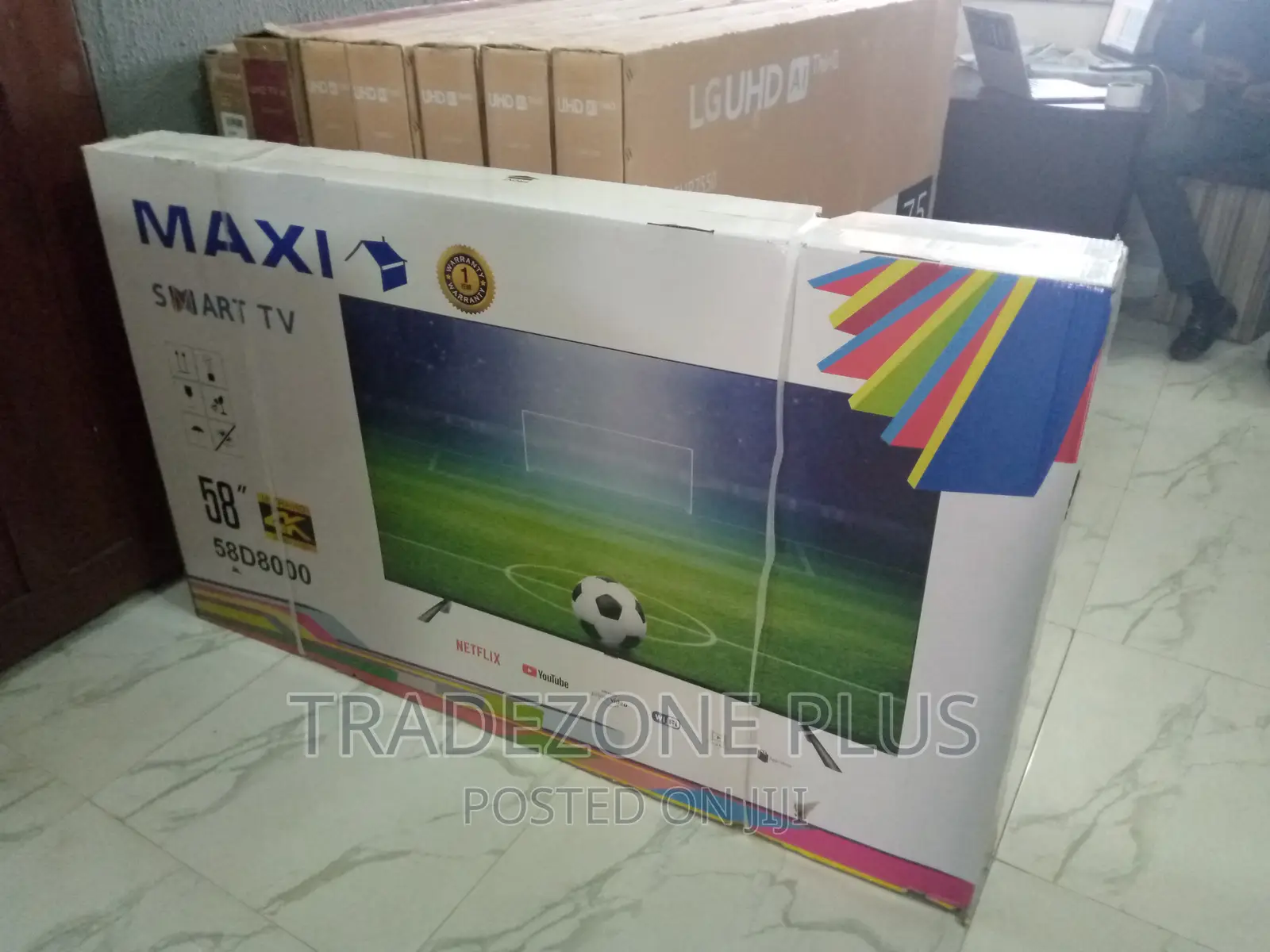 New 58D8000 Maxi Smart Television-58''