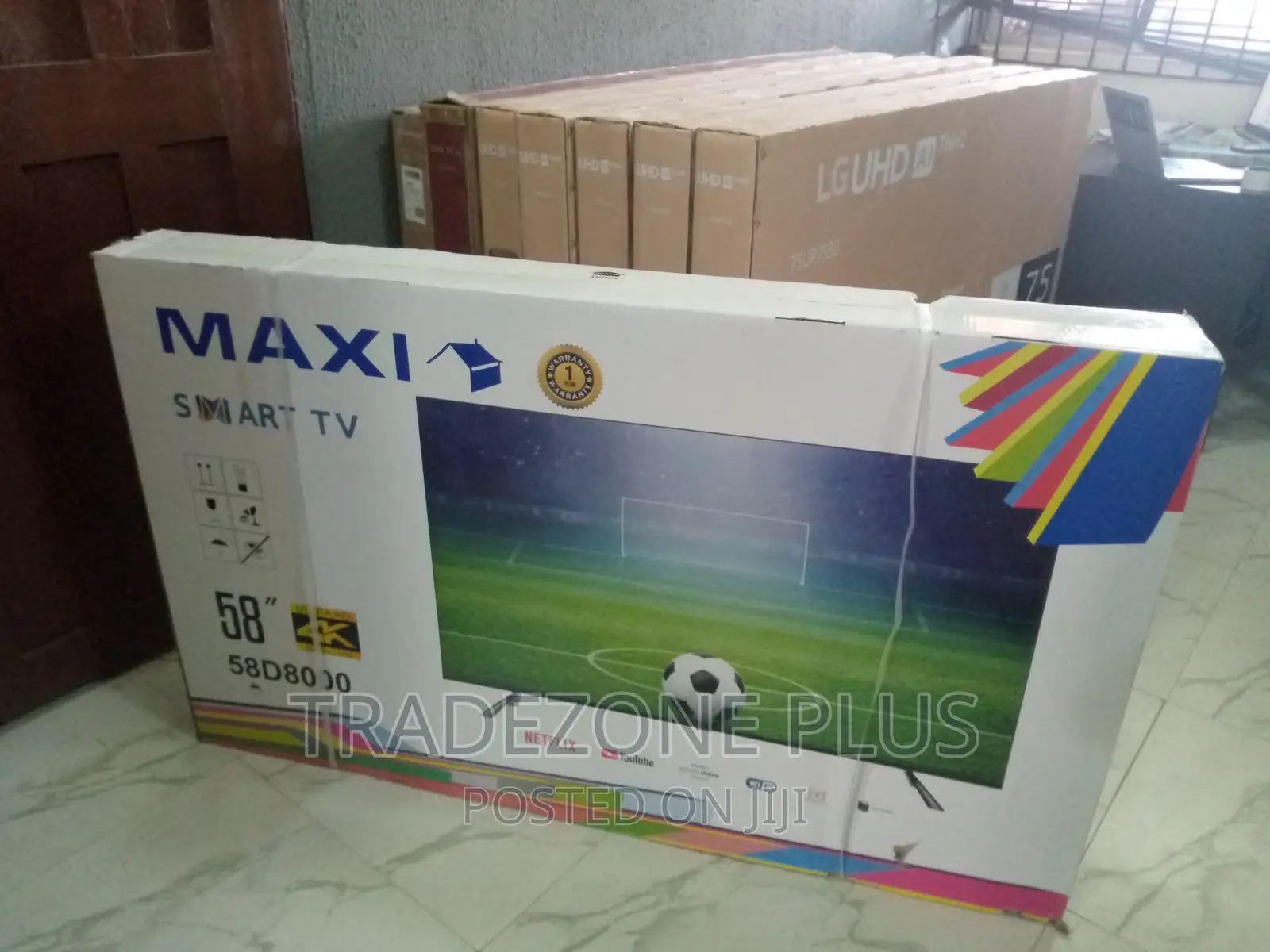New 58D8000 Maxi Smart Television-58''