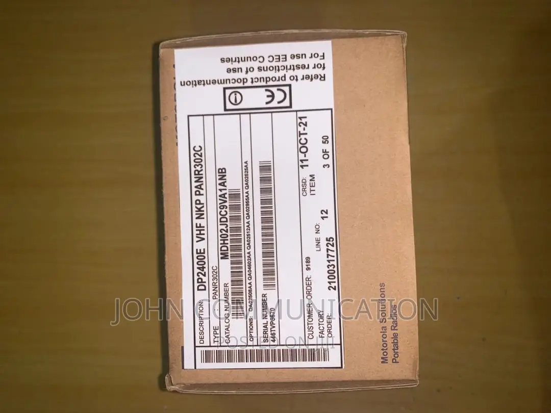 Motorola Dp2400e VHF Walkie-Talkie Radio