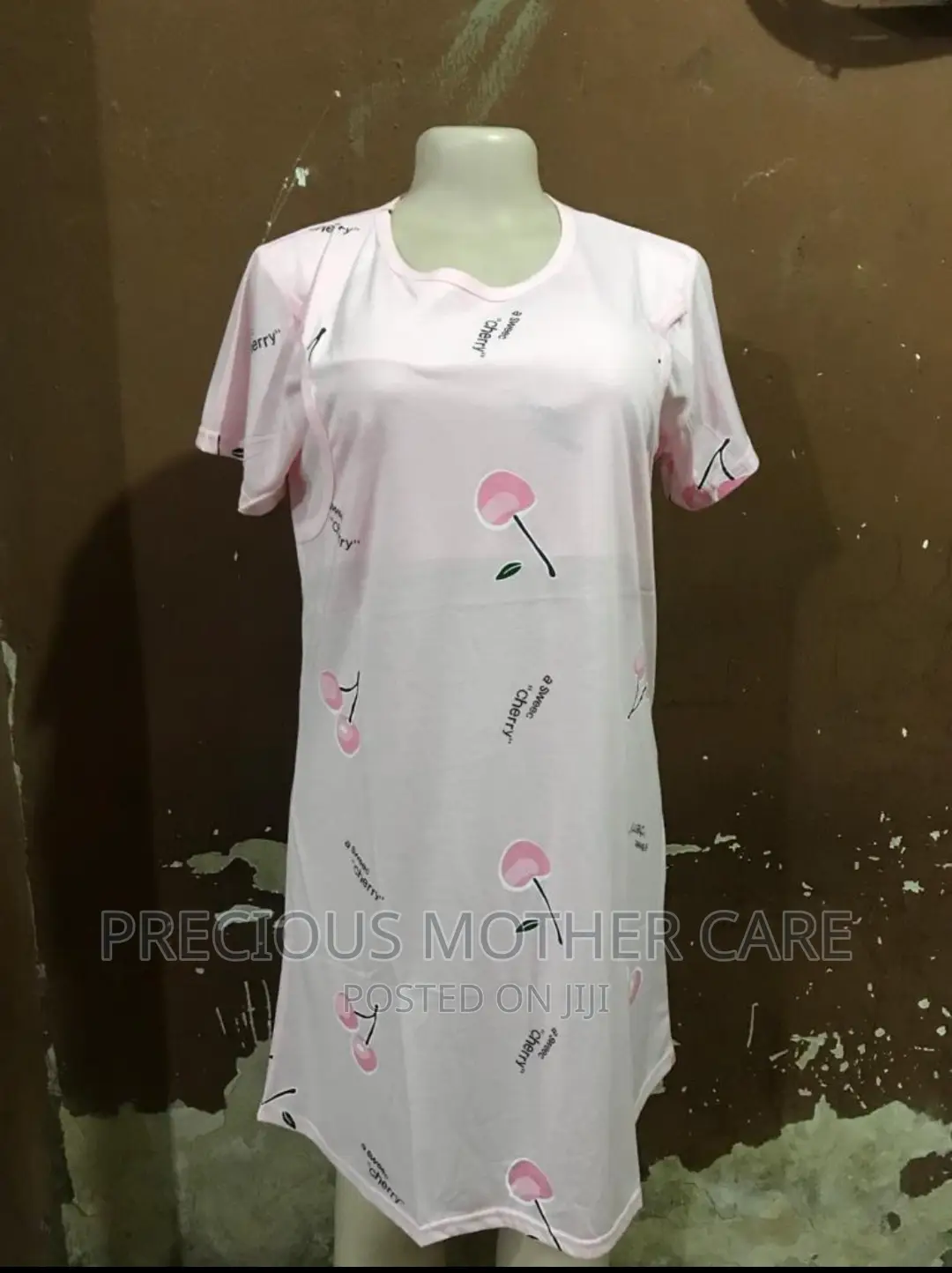 Multipurpose Maternity and Nursing Night Gown