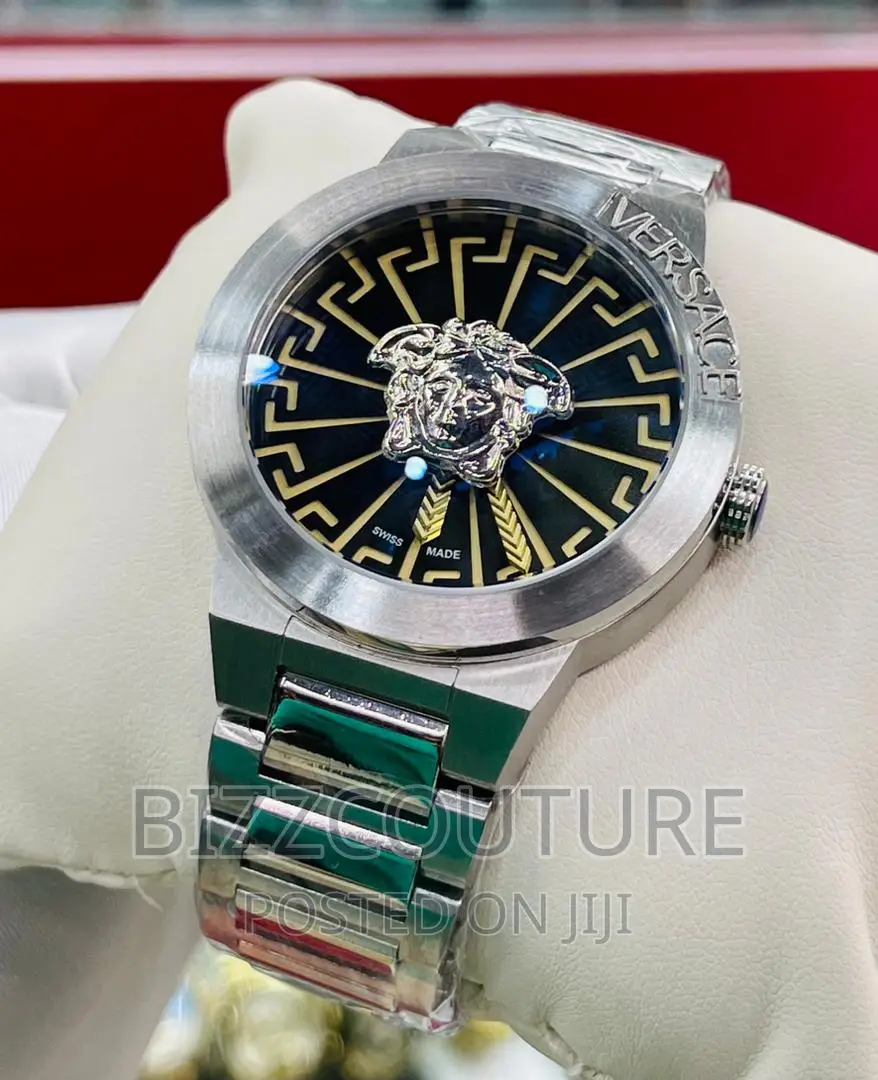 Original VERSACE Silver Chain Watch Available in Store