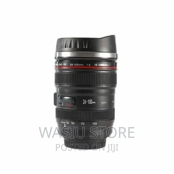 Plastic Round Camera Lens Mug