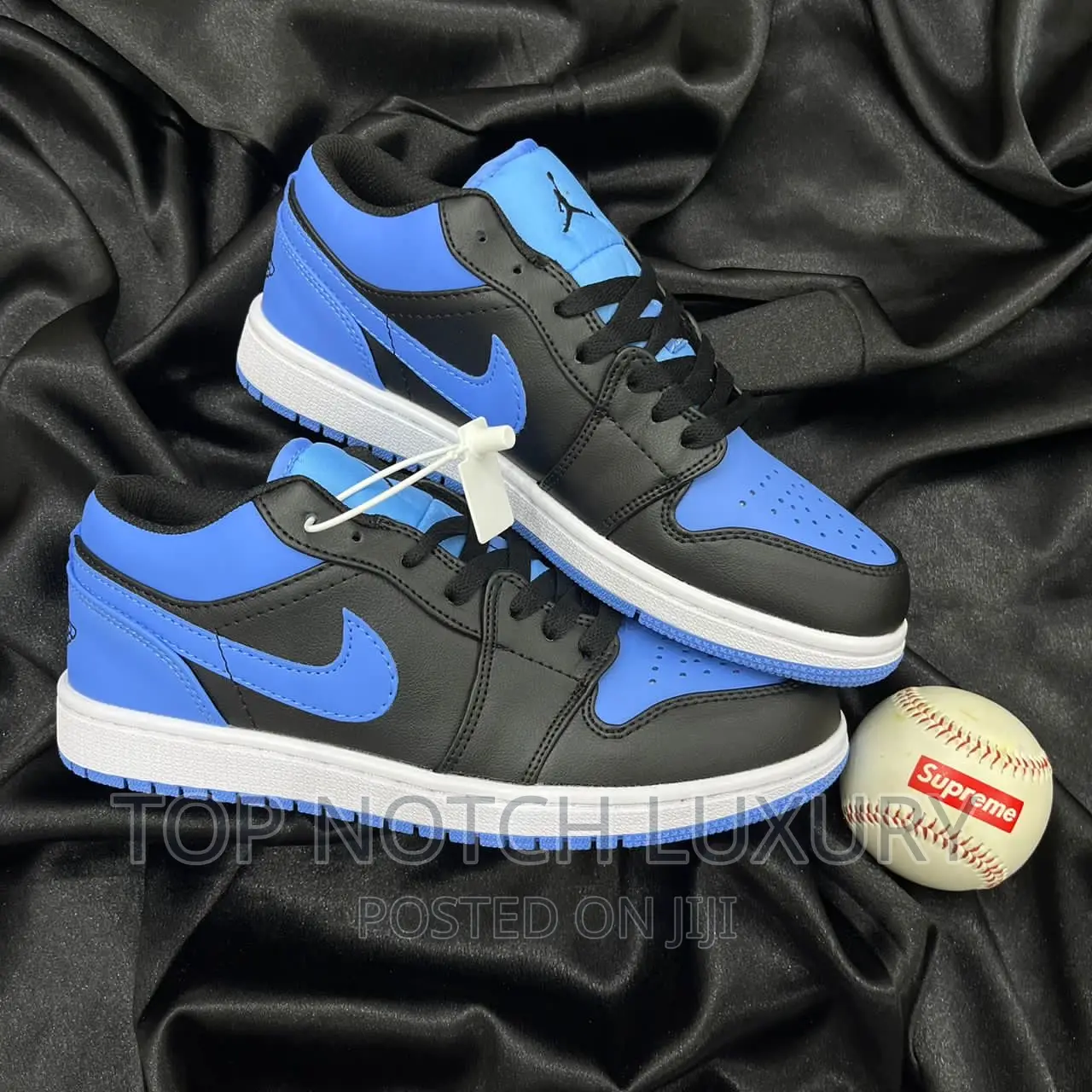 *Air Jordan 1 Low Black University Blue
