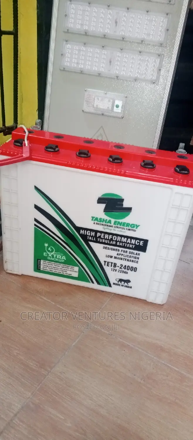 Solar Battery Tasha Energy 220ah India,Tubular Lithium