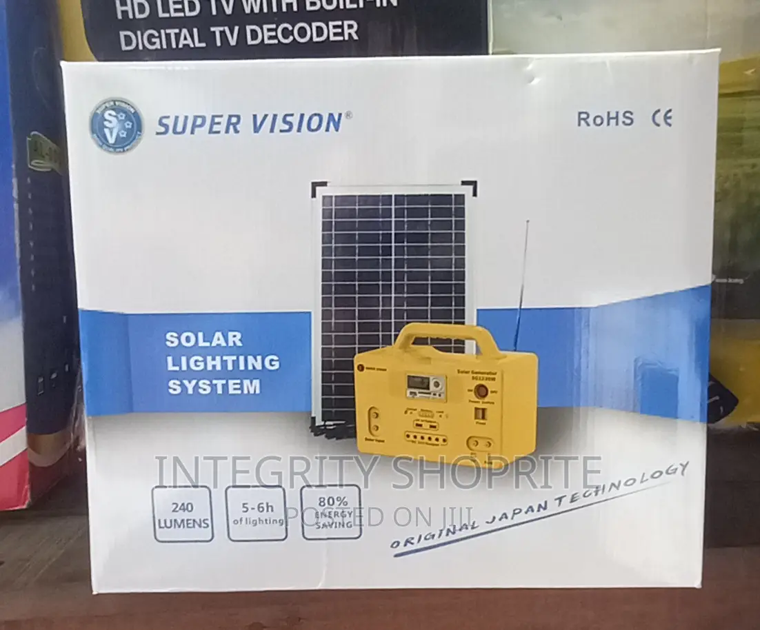 Solar Generator Rechargeable Battery Power System
