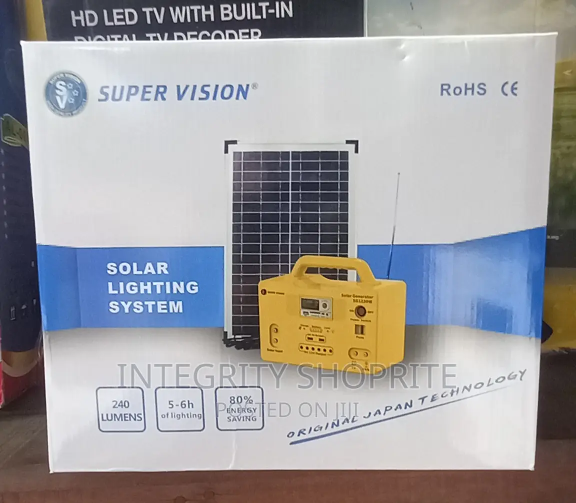 Solar Generator Rechargeable Battery Power System