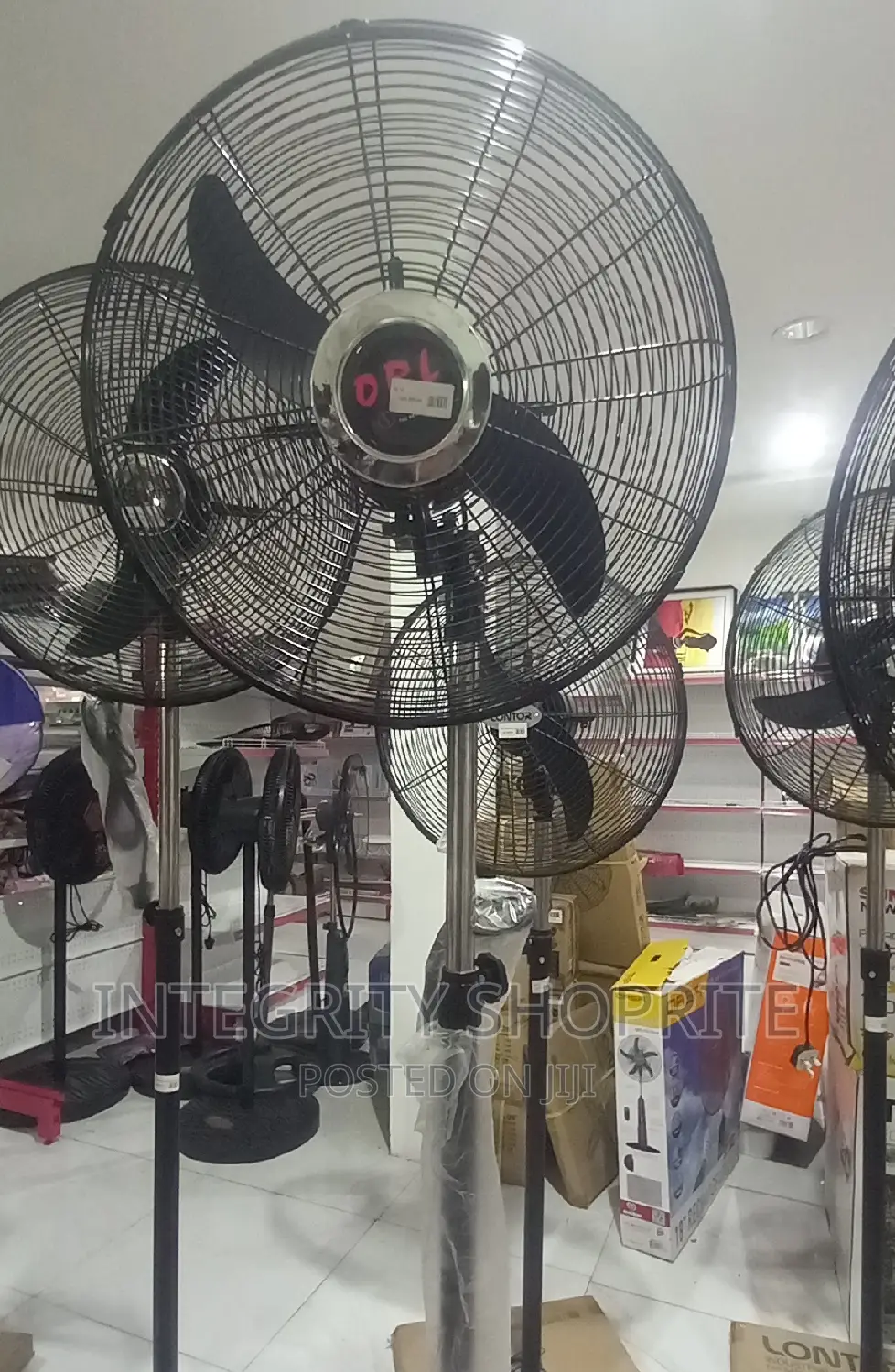 Orl 20inch Industrial Standing Fan Black