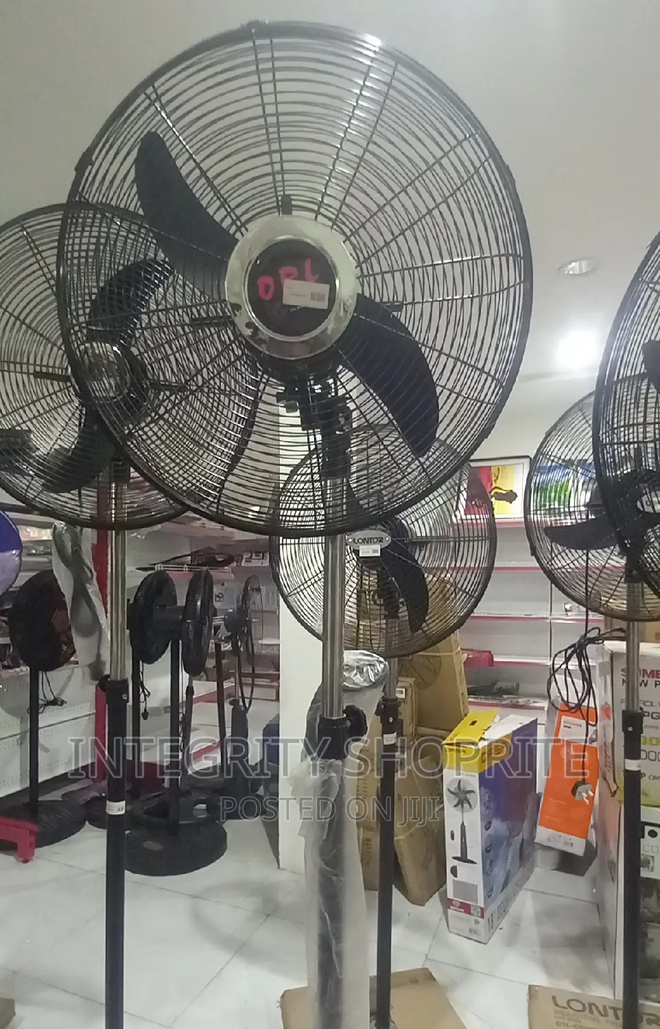 Orl 20inch Industrial Standing Fan Black